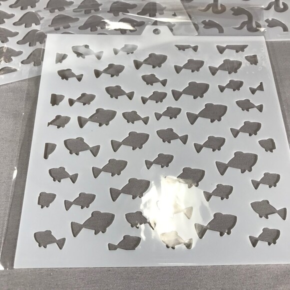 Plastic Cookie Decorating Stencils Lot of 3 - Picture 4 of 4